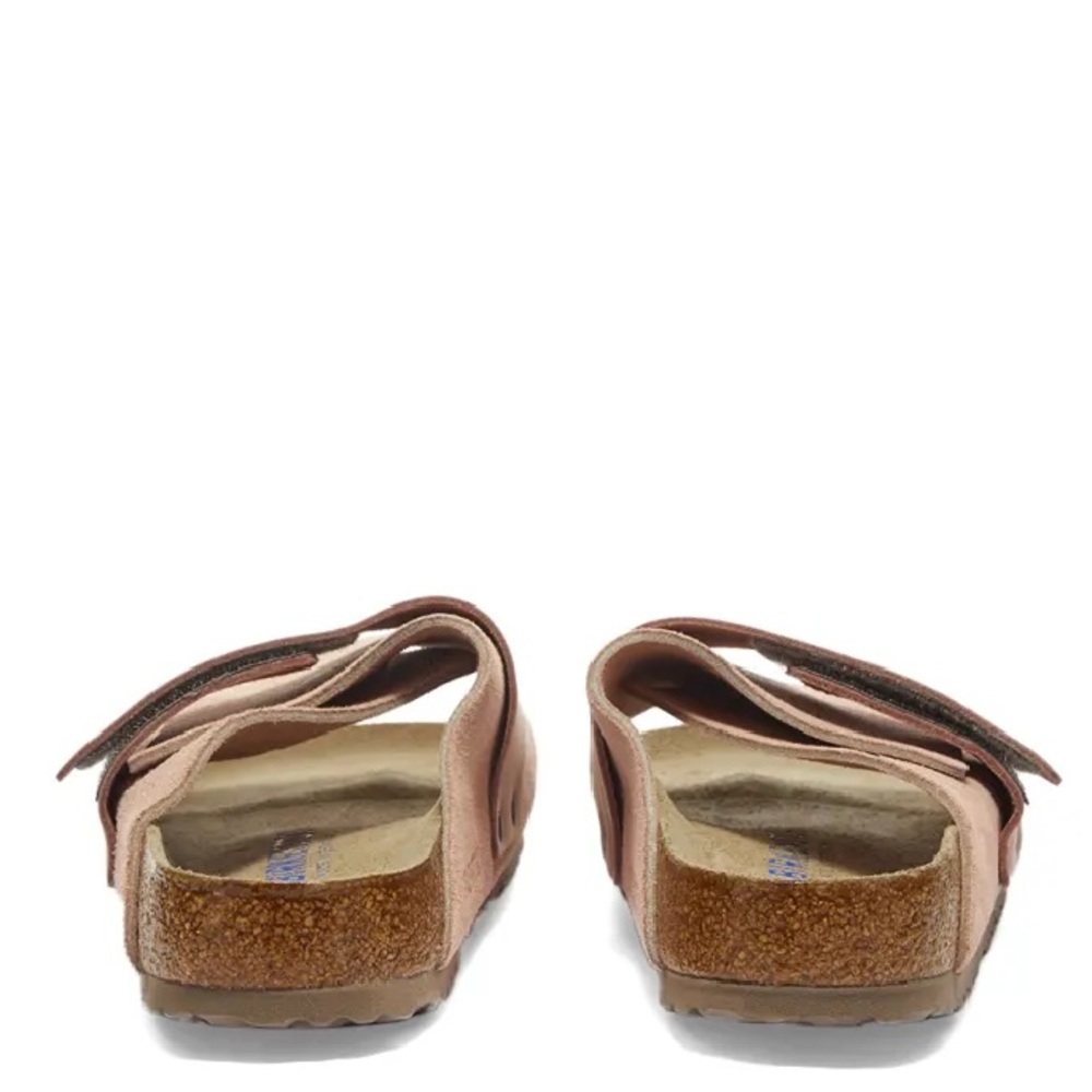BIRKENSTOCK GERMANY SOFT FOOTBED KYOTO UNISEX SZ 38 EU/ 7-7.5 US IN SOFT PINK - Picture 15 of 15